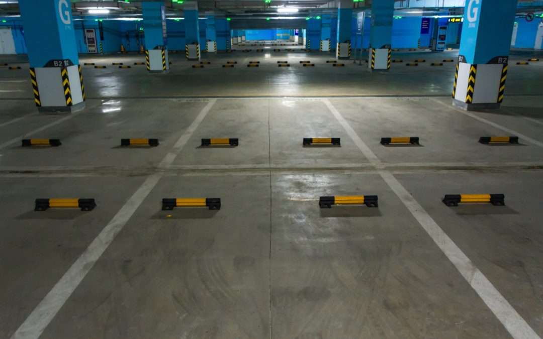 commercial parking lot